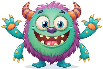 Naklejka premium funny cartoon zombie