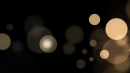 Abstract bokeh lights in dark background