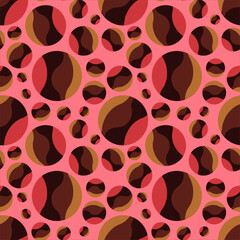 Vector - seamless pattern of colored balls and balloons.