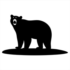 bear silhouette vector