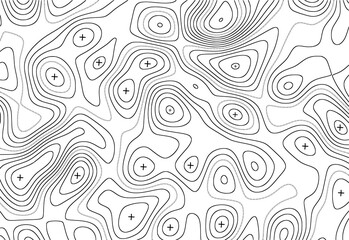 Topographic Contour Background