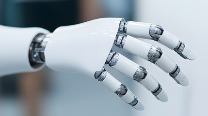 Advanced Bionic Prosthetic Limb with Futuristic Cybernetic Design