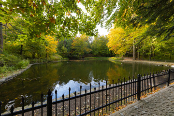 Staw Łabędzi w Krynicy-Zdroju. © Jacek