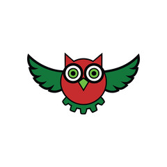 mascot logo icon vector on white background