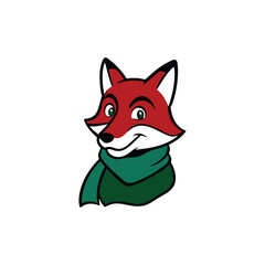 mascot logo icon vector on white background