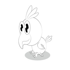 education, happy, bird, drawing, coloring, animal, activity, book, kid, learning, cute, outline, art, cartoon, black, baby, character, preschool, page, child, line, vector, graphic, funny, nature, con
