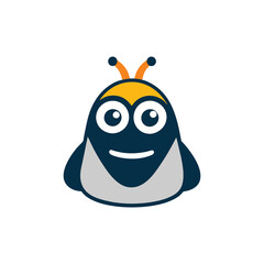 mascot logo icon vector on white background