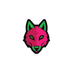 mascot logo icon vector on white background