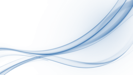 An abstract background with smooth, flowing blue gradients, organic wave-like textures, and a transparent effect