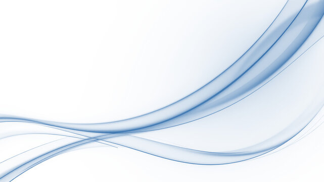 An abstract background with smooth, flowing blue gradients, organic wave-like textures, and a transparent effect