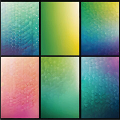 Obraz premium set of abstract backgrounds