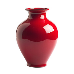 Elegant Red Vase A Classic Home Decor Piece