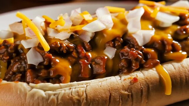 Herzhaftes Chili Cheese Fries mit K&auml;se und Jalapenos