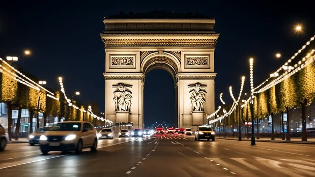 Arc de Triomphe in Paris.