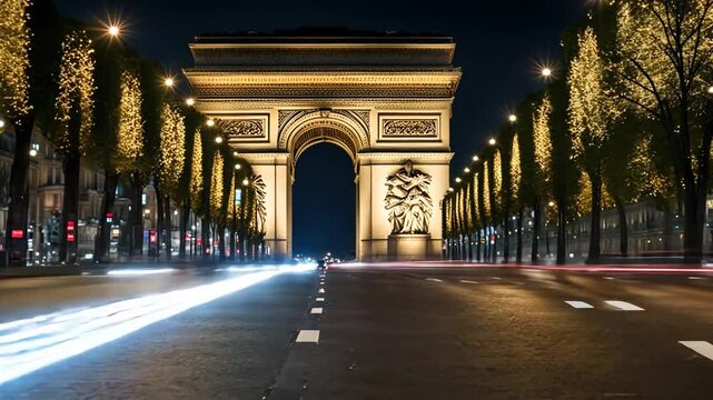 Arc de Triomphe in Paris.