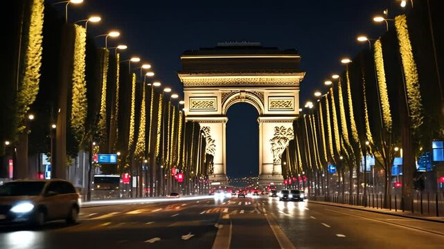 Arc de Triomphe in Paris.