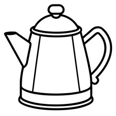 teapot isolated on white