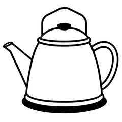 teapot isolated on white