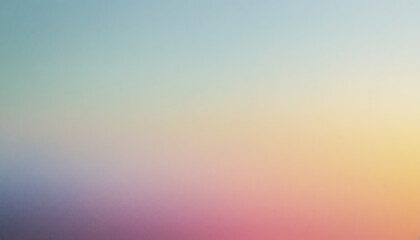 Naklejka premium Dreamy Blurred Sunlit Gradient with a Nostalgic Grainy Overlay, Perfect for a Retro Summer Poster