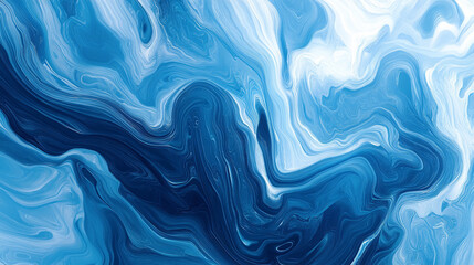 Obraz premium Blue Sparkling Waves Abstract Background Design Vibrant abstract background featuring dynamic blue