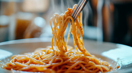 italian pasta with tomato sauce
