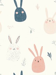 Modern design, perfect for Easter - themed projects, textiles, packaging, and digital prints.