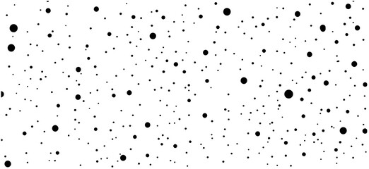 Dotted grid continuous pattern for bullet journaling. Black dot texture. Black grid dots for notebook paper. Vector illustration on a white background