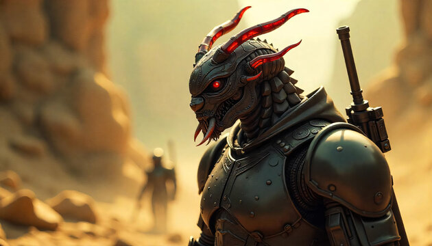 Warrior of the Insect Realm A Striking Anime Hero in Battle.