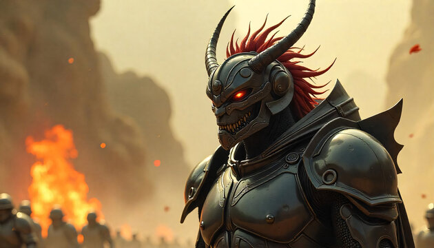 Warrior of the Insect Realm A Striking Anime Hero in Battle.