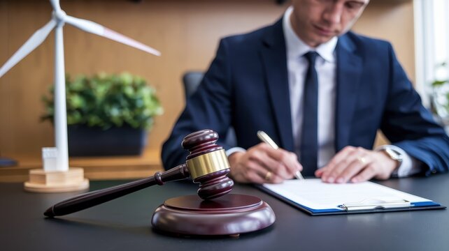 Legal Contract Signing for Green Energy Deal