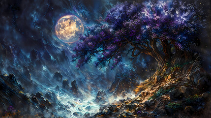 Collection of fantasy art landscapes #46