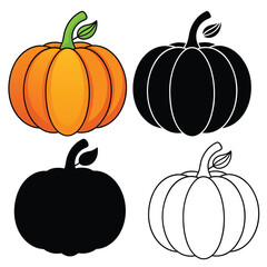 vector illustration of pumpkin