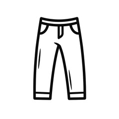 Fashion Icon Collection of Casual Denim Apparel and Accessories Illustrations isolated