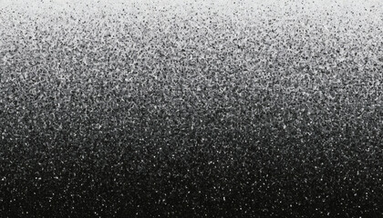 Obraz premium Black and white sand noise grunge halftone texture with a faded gradient and scanned paper effect.
