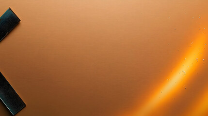 Elegant Gold Brown Textured Background With Diagonal Glitter Stripe And Light Ray For Festive Holiday Celebration Designs