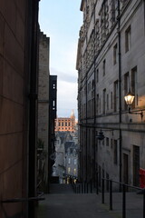 narrow street in the old town