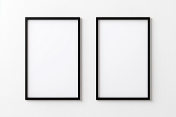 Blank poster frames ready for creative projects and display ideas