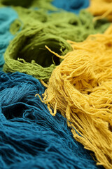 Background with woolen material, Generative AI