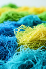 Background with woolen material, Generative AI