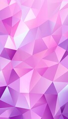 Obraz premium Abstract Geometric Background, Pink Polygonal Triangles Pattern, Modern Mosaic Texture