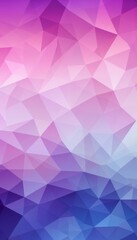 Obraz premium Abstract Geometric Background, Polygonal Mosaic Pattern, Trendy Gradient from Pink to Blue Colors