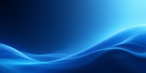 A futuristic and dynamic abstract background featuring glowing blue waves with a smooth, digital texture. The vibrant light effects create depth and a modern, high-tech feel.