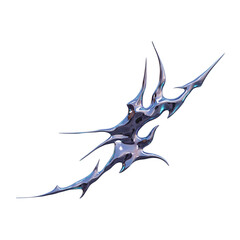 3D Purple Chrome Hyper Neotribal