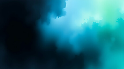 black, blue, green glowing grainy gradient background, noisy texture wallpaper