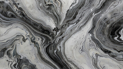 Abstract wave pattern, White gray marble ink texture background for wallpaper or skin wall tile for interior design.