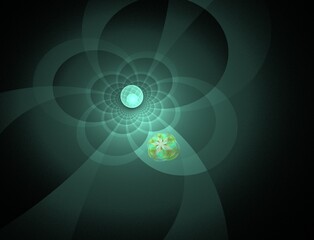 Imaginatory fractal abstract background Image