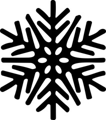 snowflakes thin line icon. simple snowflake, for report, presentation, diagram, web design. ice symbol