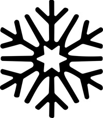 Obraz premium snowflakes thin line icon. simple snowflake, for report, presentation, diagram, web design. ice symbol