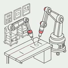A high-speed robotic system capable of making micro-incisions with laser precision.
