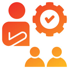 Briefing Glyph Gradient Icon